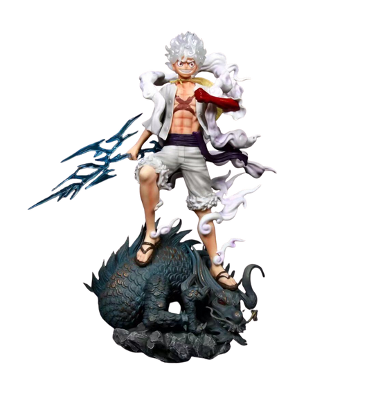 One Piece Nika Luffy Gear 5 God Sun Cartoon Anime (34cm)