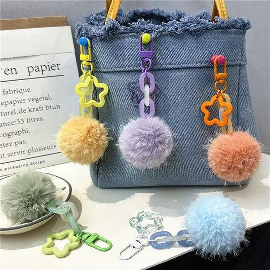 Creative Plush Keychain (KC111) - Multiple Colors (Add Top 3 Wishlist in Notes)