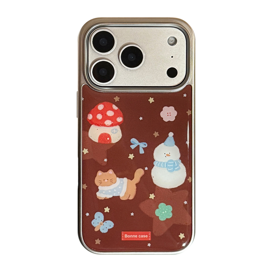 Epoxy with Gilding iPhone/Samsung Case (PC435)