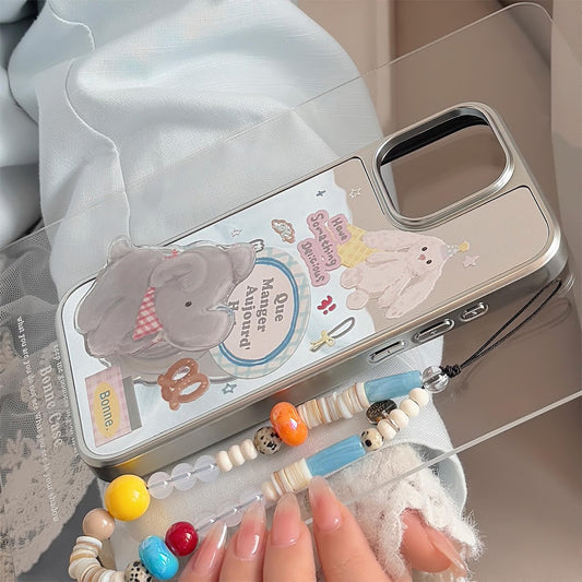 Mirror iPhone/Samsung Case with Holder and Lanyard (PC442)