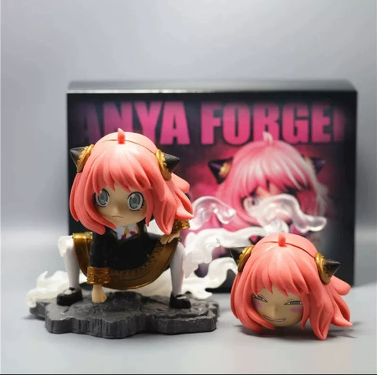 Anya Forger Gear 2 Mimo Studio Resin Figure 2 heads 9.5cm (FD83)