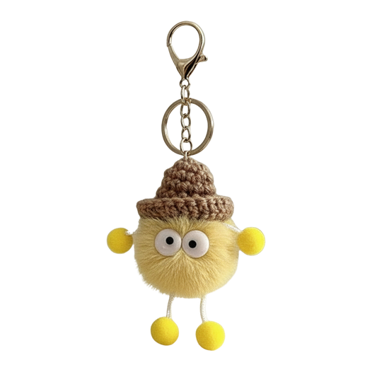 Creative Plush Keychain (KC109) - Multiple Colors (Add Top 3 Wishlist in Notes)