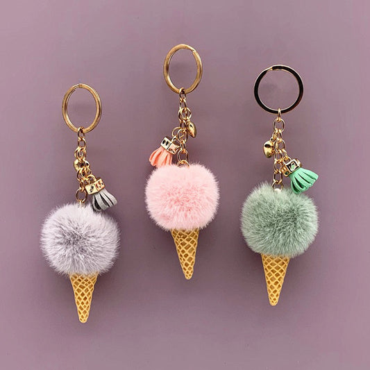 Creative Plush Keychain (KC107) - Multiple Colors (Add Top 3 Wishlist in Notes)