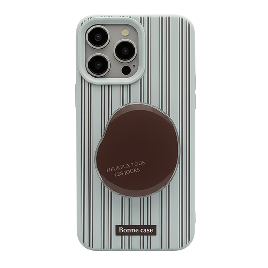 Retro Brown Stand Phone Case