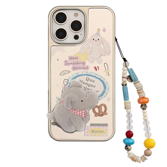 Mirror iPhone/Samsung Case with Holder and Lanyard (PC442)
