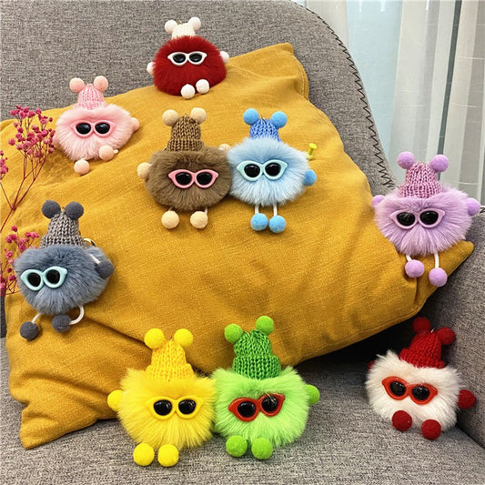 Creative Plush Keychain (KC108) - Multiple Colors (Add Top 3 Wishlist in Notes)