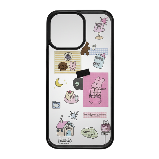 Ins Cute Transparent Phone Case (PC484)
