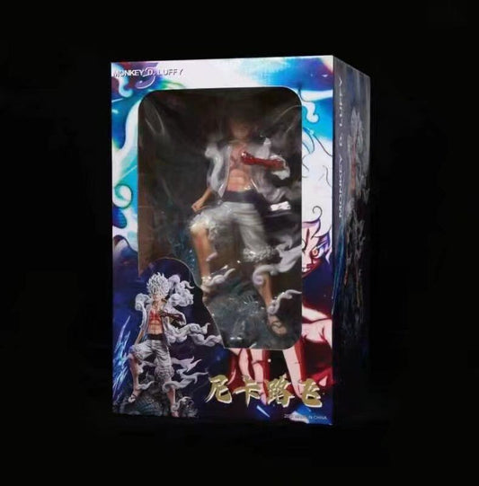 One Piece Nika Luffy Gear 5 God Sun Cartoon Anime (34cm)