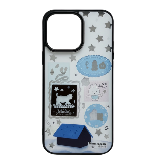 Ins Cute Transparent Phone Case (PC475)