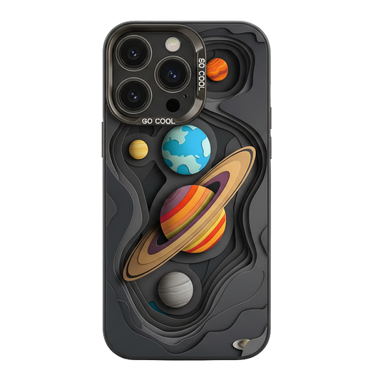 Creative Non-3D Planet Phone Case