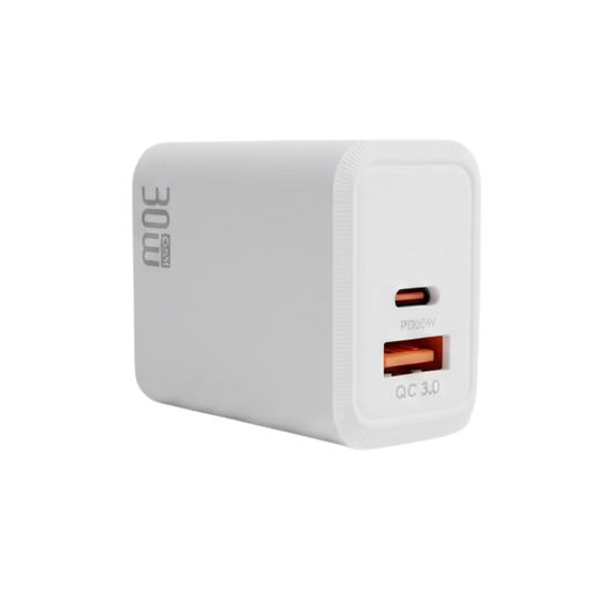 30W Wall Charger Adapter USB A+Type c Two Port Output Fast Charging (CG203)