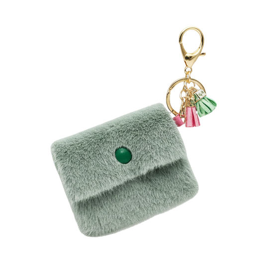 Mini Bag Design Plush Keychain (KC106) - Multiple Colors (Add Top 3 Wishlist in Notes)