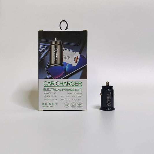20W Car Adapter Mini (USB and Type c) Fast Charger