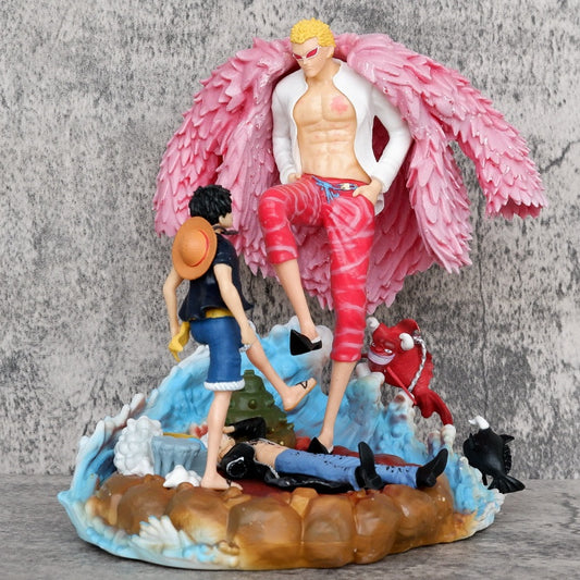 One Pieces Luffy Vs Doflamingo Action Figure (21cm)