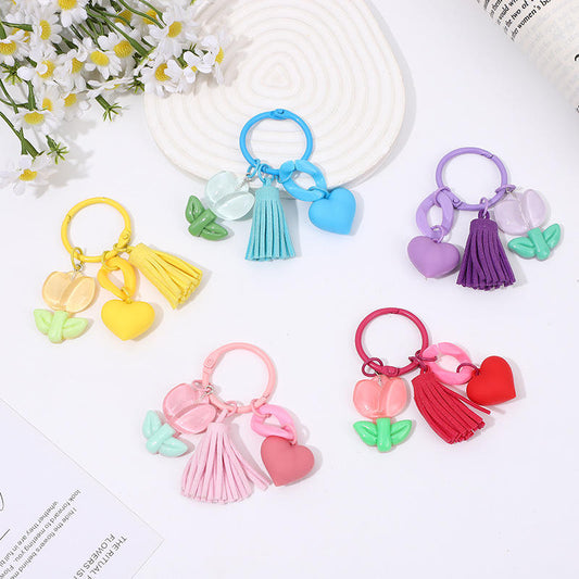 Color Chain Keychain (KC401) - Multiple Colors (Add Top 3 Wishlist in Notes)