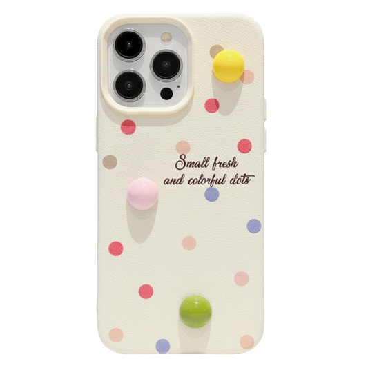 Color Wave Dot 3D Phone Case