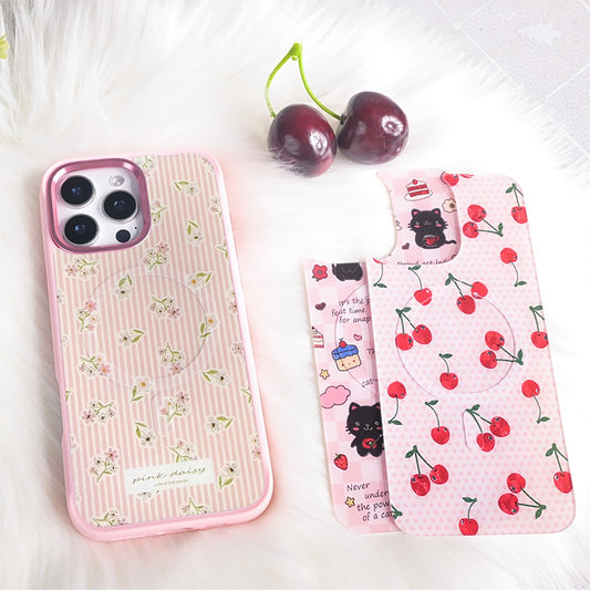 Replaceable Magnetic Gilding Phone Case PC411