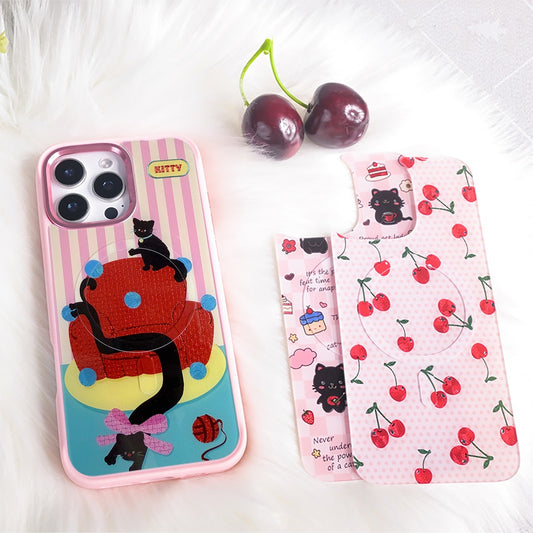 Replaceable Magnetic Gilding Phone Case PC413
