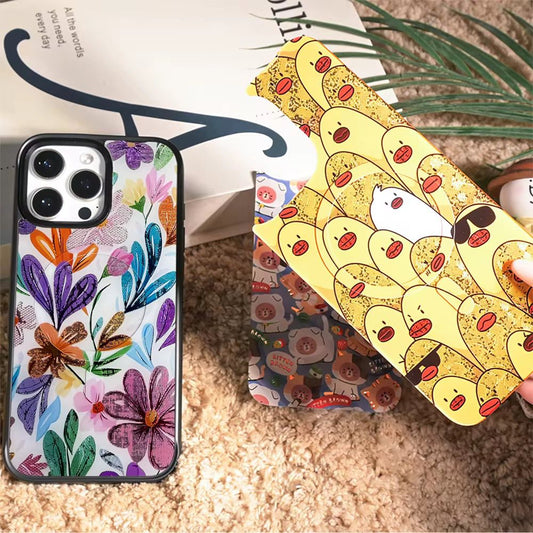 Replaceable Magnetic Gilding Phone Case PC414