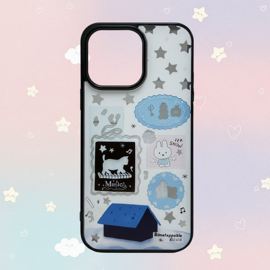 Ins Cute Transparent Phone Case (PC475)