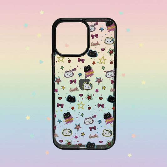 Ins Cute Transparent Phone Case (PC477)