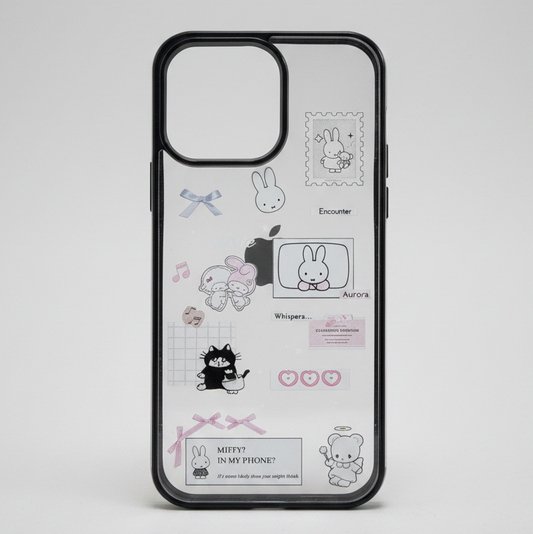 Ins Cute Transparent Phone Case (PC481)