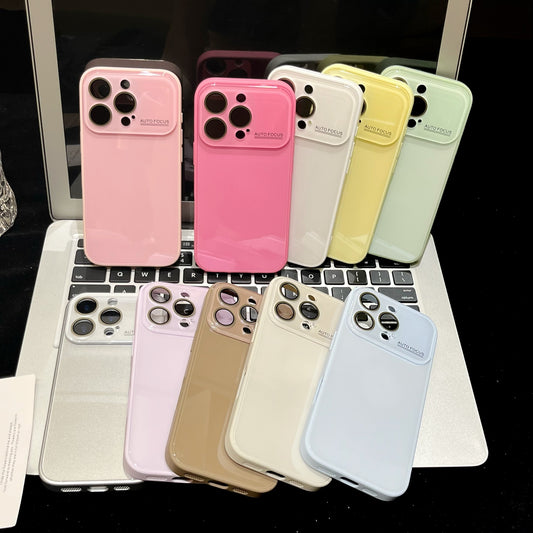 Macaron Color Glossy Phone Case