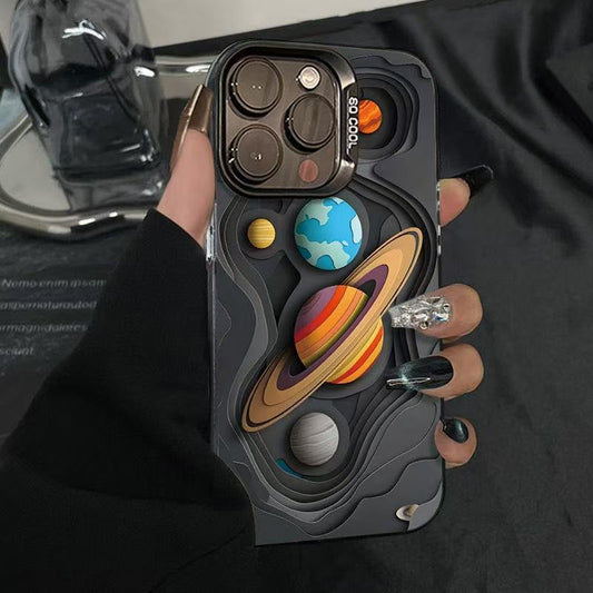 Creative Non-3D Planet Phone Case