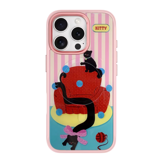Replaceable Magnetic Gilding Phone Case PC413