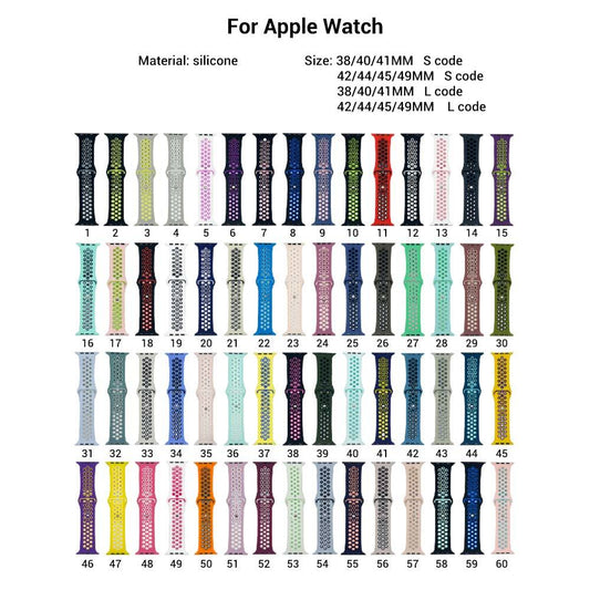 Silicone Apple Watch Band (WS001)