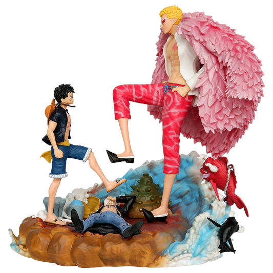 One Pieces Luffy Vs Doflamingo Action Figure (21cm)